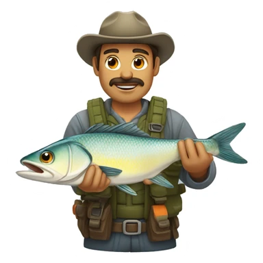 Pescador furioso  sticker