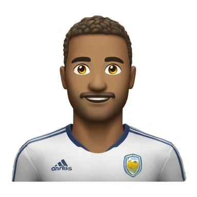 Genç bir futbol teknik direktörü sticker