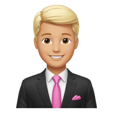 Barbie Ken hace sticker