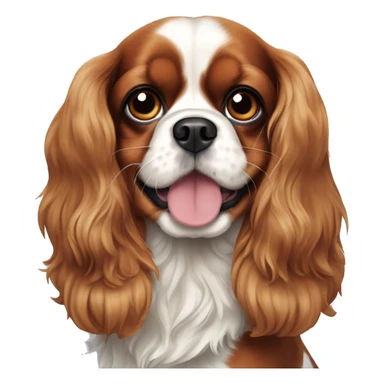 Cavalier King Charles spaniel Blenheim  sticker