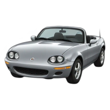 Miata grey sticker