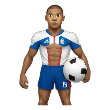 Kylian mbappe, france, world cup, buff sticker
