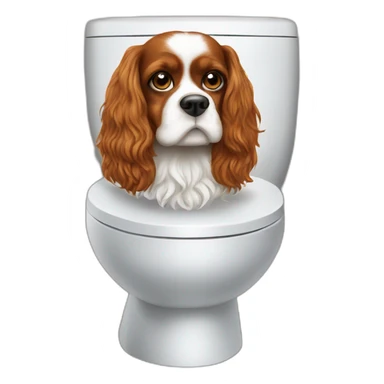king charles on the toilet sticker