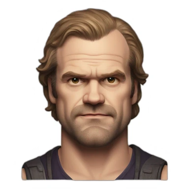 David Harbour sticker