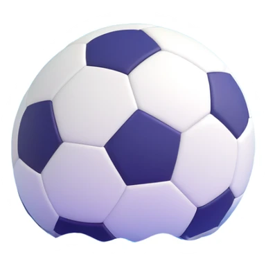 soccer ball floating in the sea sticker