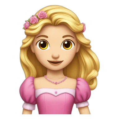 Mädchen Prinzessin verliebt sticker