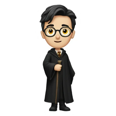 Harry Potter with the castle sticker