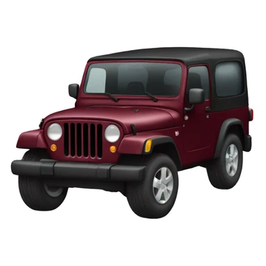 maroon jeep sticker