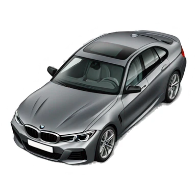 BMW F40 in metallic grey sticker