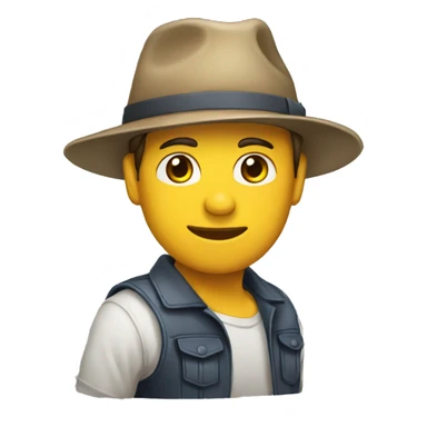 Gorra y pañoleta sticker