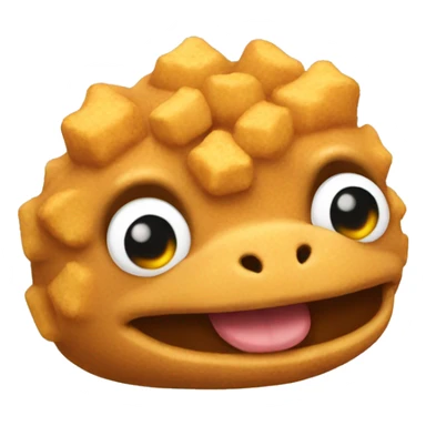 Dino nuggets sticker