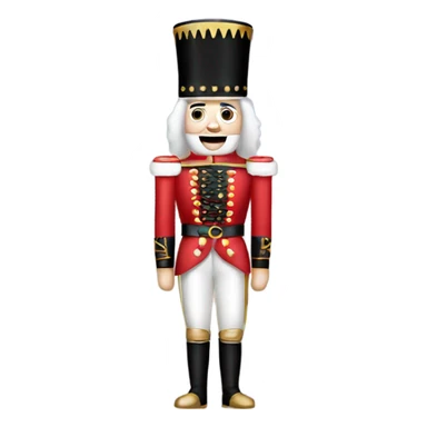 christmas nutcracker full body sticker