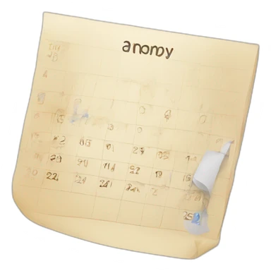 calender with dates sticker