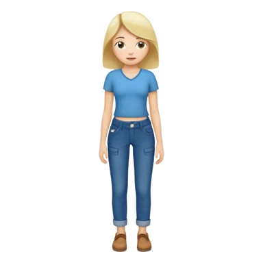 Girl pull pockets out of pants to show she's broke  sticker