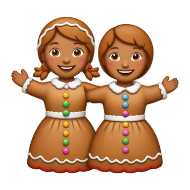 Gingerbread woman sticker