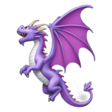 Dragon qui fait caca sur une licorne sticker