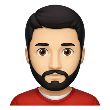 Tokyo in the la casa de papel TV show, black hair with beard sticker