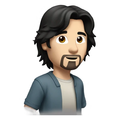 young Keanu reevs  sticker