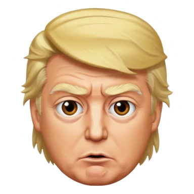 donald trump as a raving lunatic sticker