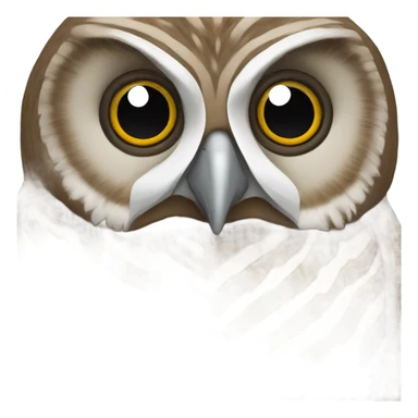 Barred owl  sticker