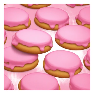 Big cookie with pink frosting  sticker