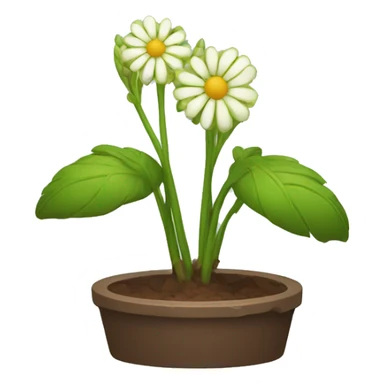 drumstick flower plant sticker
