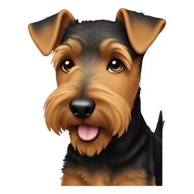Female Welsh terrier sticker