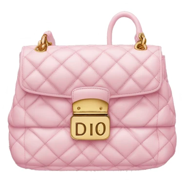 Pink Dior bag sticker