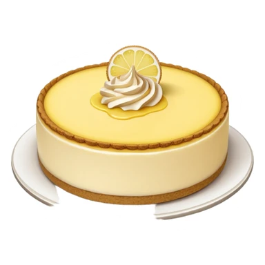 yellow lemon cheesecake sticker