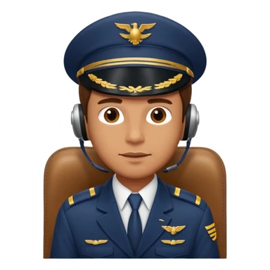 business manpilot riding plane sticker