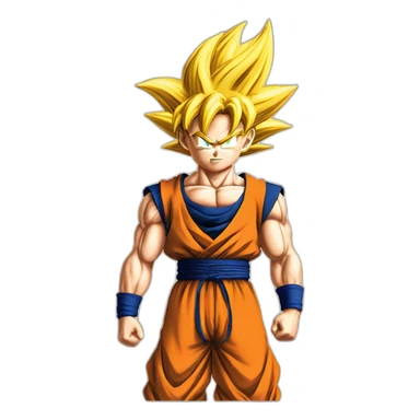 Dragonball goku coding in the rokies sticker