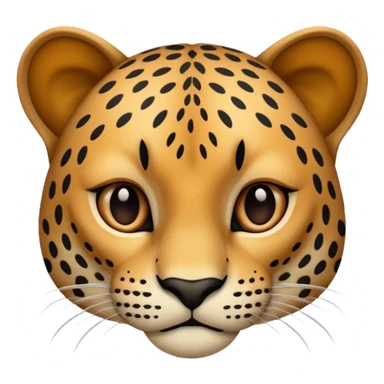 Bisous motif léopard  sticker