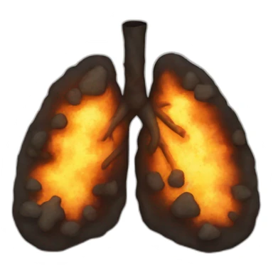 burned lungs sticker