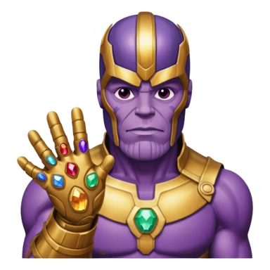 luva do poder manopla thanos vingadores sticker