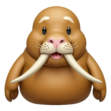 walrus in peanuts sticker