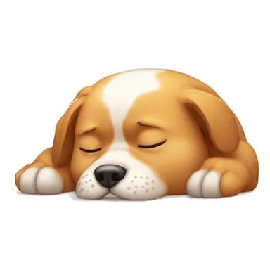 Super cute dog tired under hot heat sticker