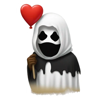 Ghostface finds the love of his life  sticker