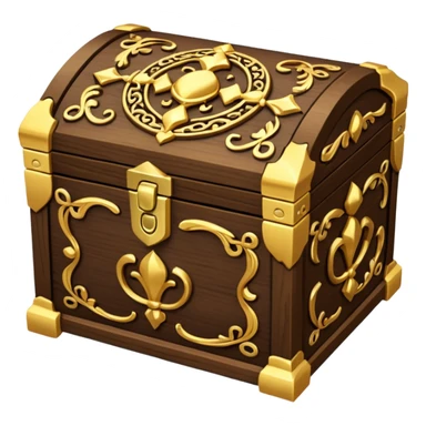tresure box with motifs sticker