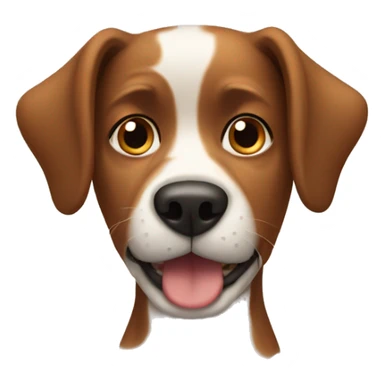 Dog with brown spot  sticker