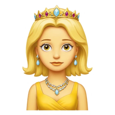 lisa Simpson yellow dress with jewelary sticker