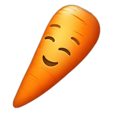 bright carrot with a star wake sticker