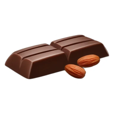 healthy protien nuts and dates chocolate looking like bar sticker