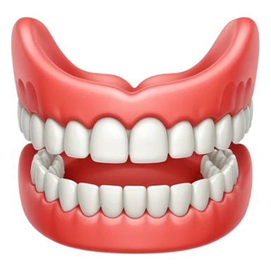 Denture cute  sticker