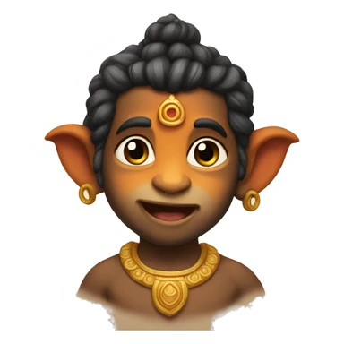 Cute lor hanuman  sticker