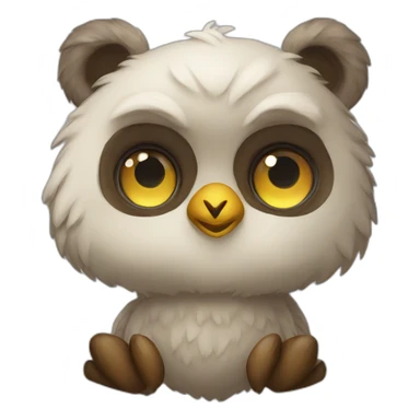 Owl bear dnd sticker