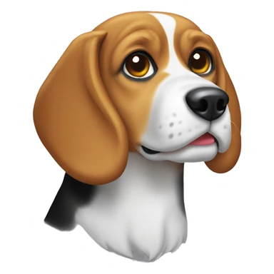 Beagle bicolour  sticker