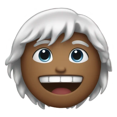 Heart eyes and drool sticker