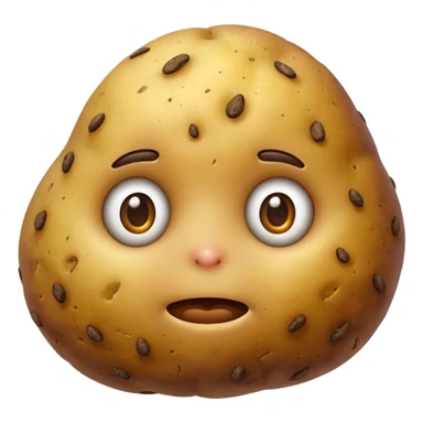 POTATO WITH NO FFACE sticker