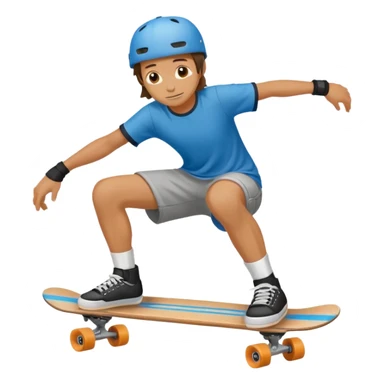 Knee pad skateboarder sticker