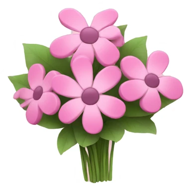 A cute bouquet with pink flowers sticker